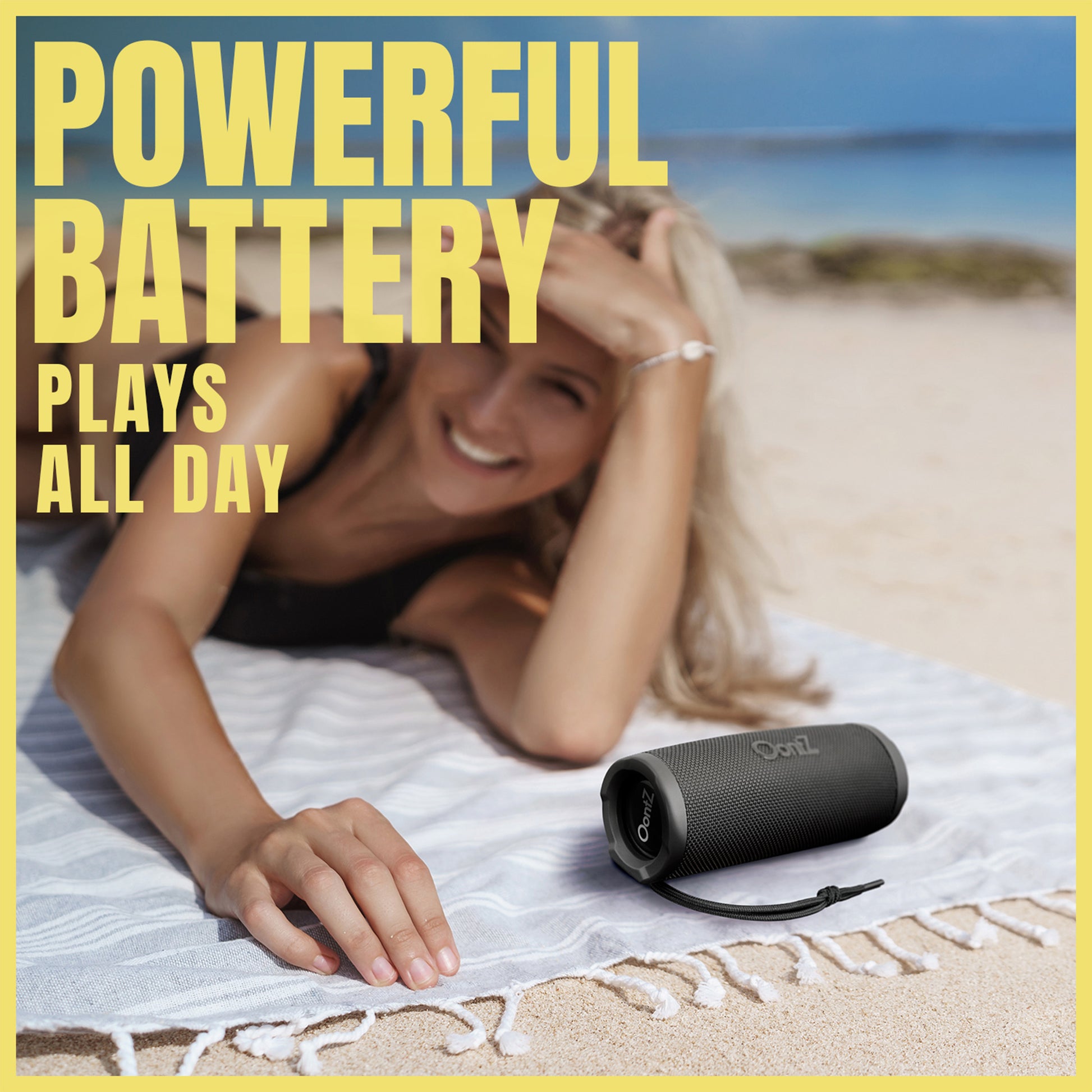 OontZ Cylinder — portable Bluetooth speaker (view 2)
