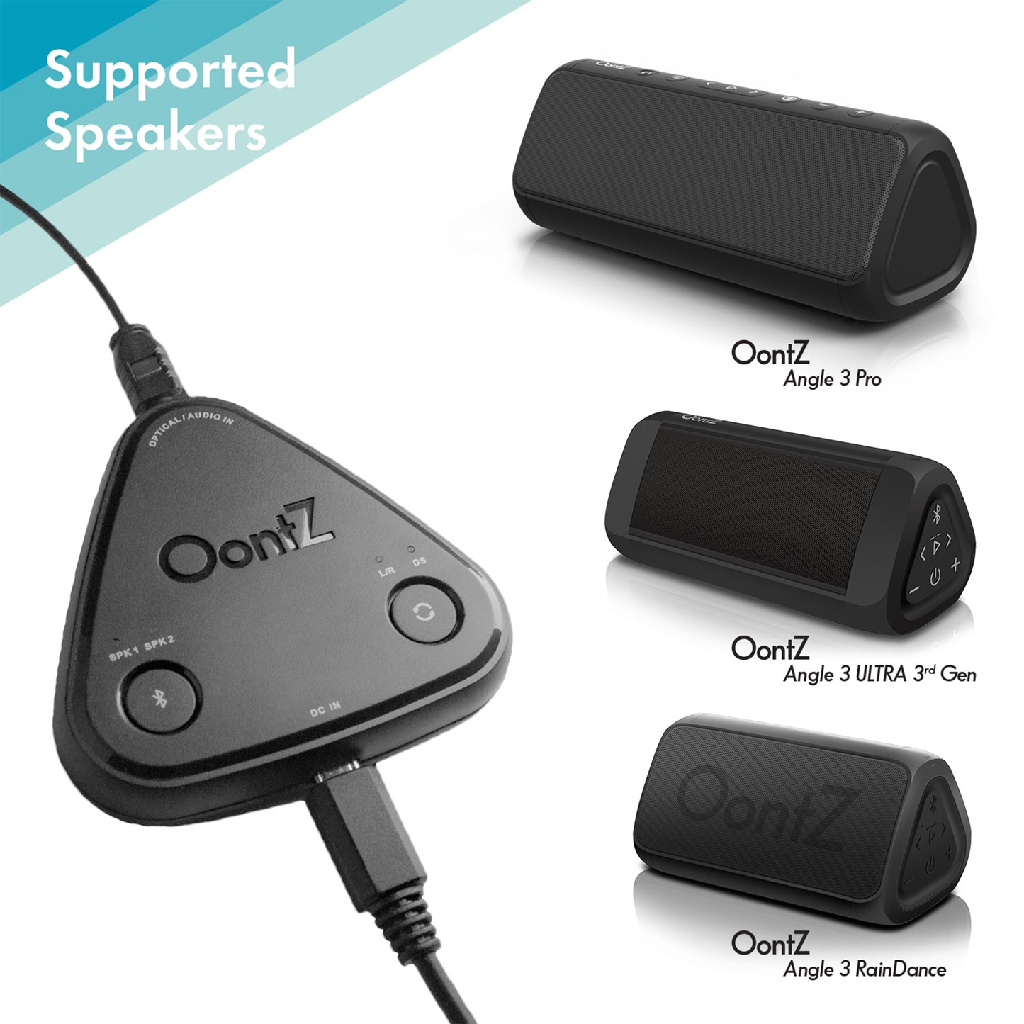OontZ Bluetooth Adapter for 3rd Gen Speakers — OontZ accessory (view 2)