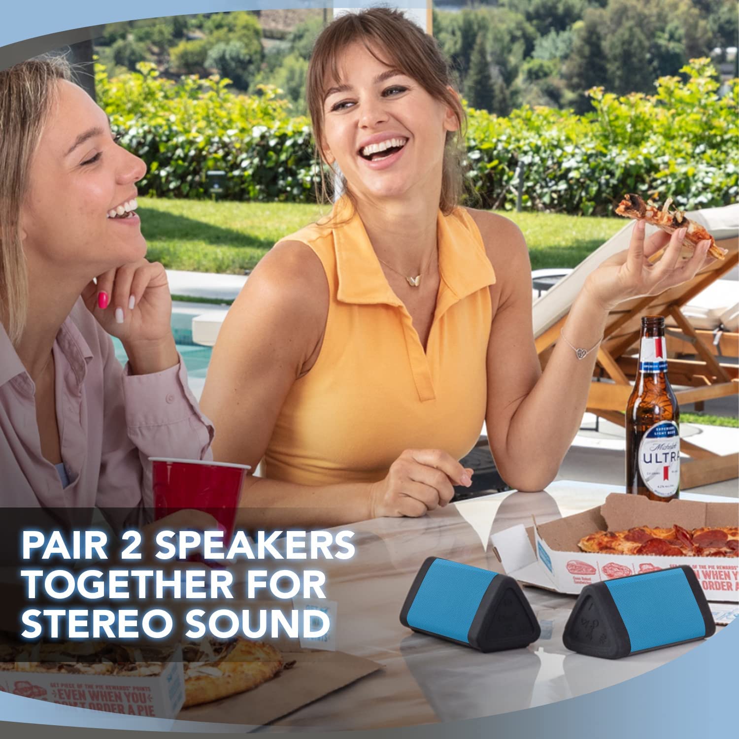 Oontz Upgraded Angle 3 Bluetooth Speaker 100 Foot Range